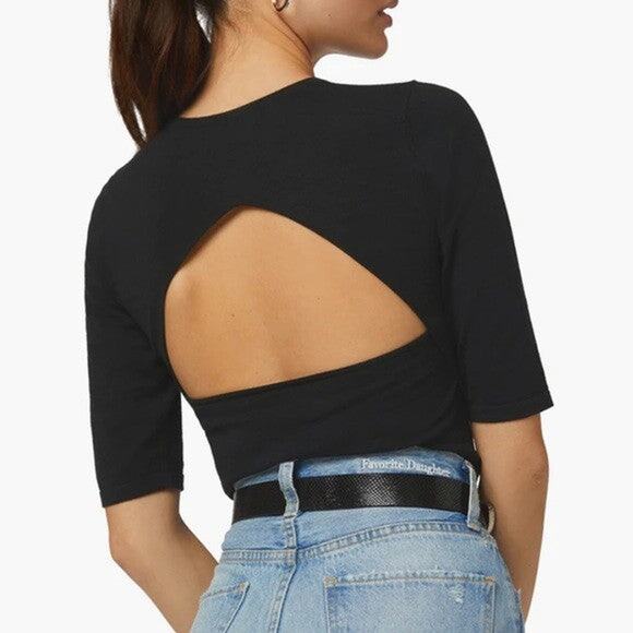 Favorite Daughter Twist Front Cut-Out T-Shirt - M - Picture 4 of 4